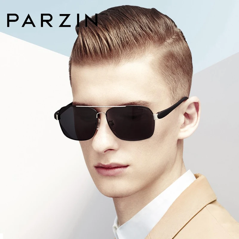 PARZIN Classic Men Sunglasses Alloy Frame TAC Polarized for Driving Brand Designer Square Pilot Sun Glasses Eyewear 2019
PARZIN Classic Men Sunglasses Alloy Frame TAC Polarized for Driving Brand Designer Square Pilot Sun Glasses Eyewear 2019