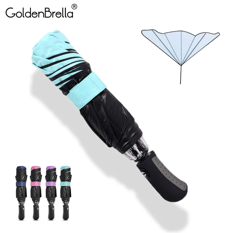Reverse Fully-automatic Umbrella Rain Women Men Windproof 3Folding Black Coating Sun Umbrella Car Business Gifts Men Umbrellas
Reverse Fully-automatic Umbrella Rain Women Men Windproof 3Folding Black Coating Sun Umbrella Car Business Gifts Men Umbrellas