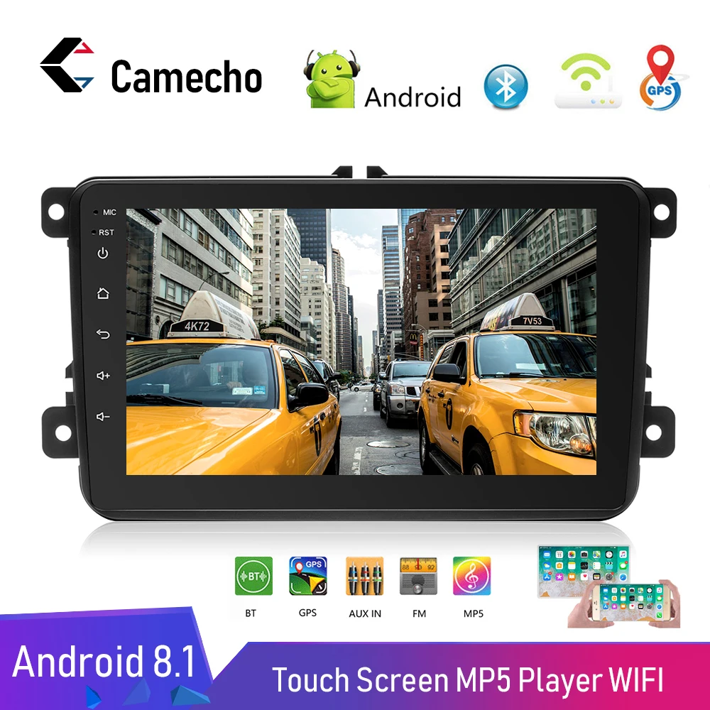 Camecho Android 8.1 Car Multimedia Player For VW 8 inch 2Din Car Radio GPS Navigation Autoradio DVD Player WIFI Bluetooth Stereo
Camecho Android 8.1 Car Multimedia Player For VW 8 inch 2Din Car Radio GPS Navigation Autoradio DVD Player WIFI Bluetooth Stereo