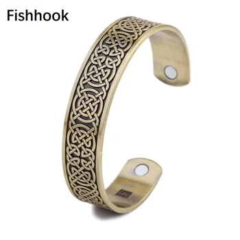 Fishhook Viking Bangles Relieving Symptoms Migraines Fatigue Stimulate Blood Circulate Magnet Cuff Bracelets Fashion Jewelry
Fishhook Viking Bangles Relieving Symptoms Migraines Fatigue Stimulate Blood Circulate Magnet Cuff Bracelets Fashion Jewelry