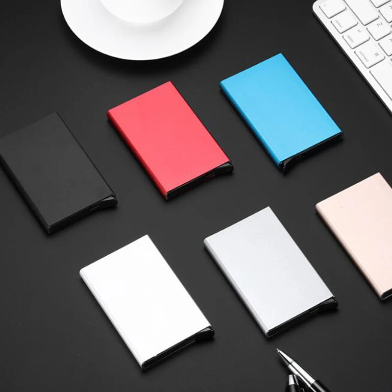 hot Automatic Silde Aluminum ID Cash Card Holder Men Business RFID Blocking Wallet Credit Card Protector Case Pocket Purse
hot Automatic Silde Aluminum ID Cash Card Holder Men Business RFID Blocking Wallet Credit Card Protector Case Pocket Purse