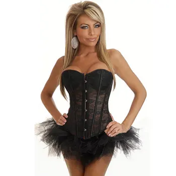 Women Corset 2016 European style Court Gothic Lace Boned Glue Bustier Steampunk Corsets Black White New S M L XL XXL
Women Corset 2016 European style Court Gothic Lace Boned Glue Bustier Steampunk Corsets Black White New S M L XL XXL