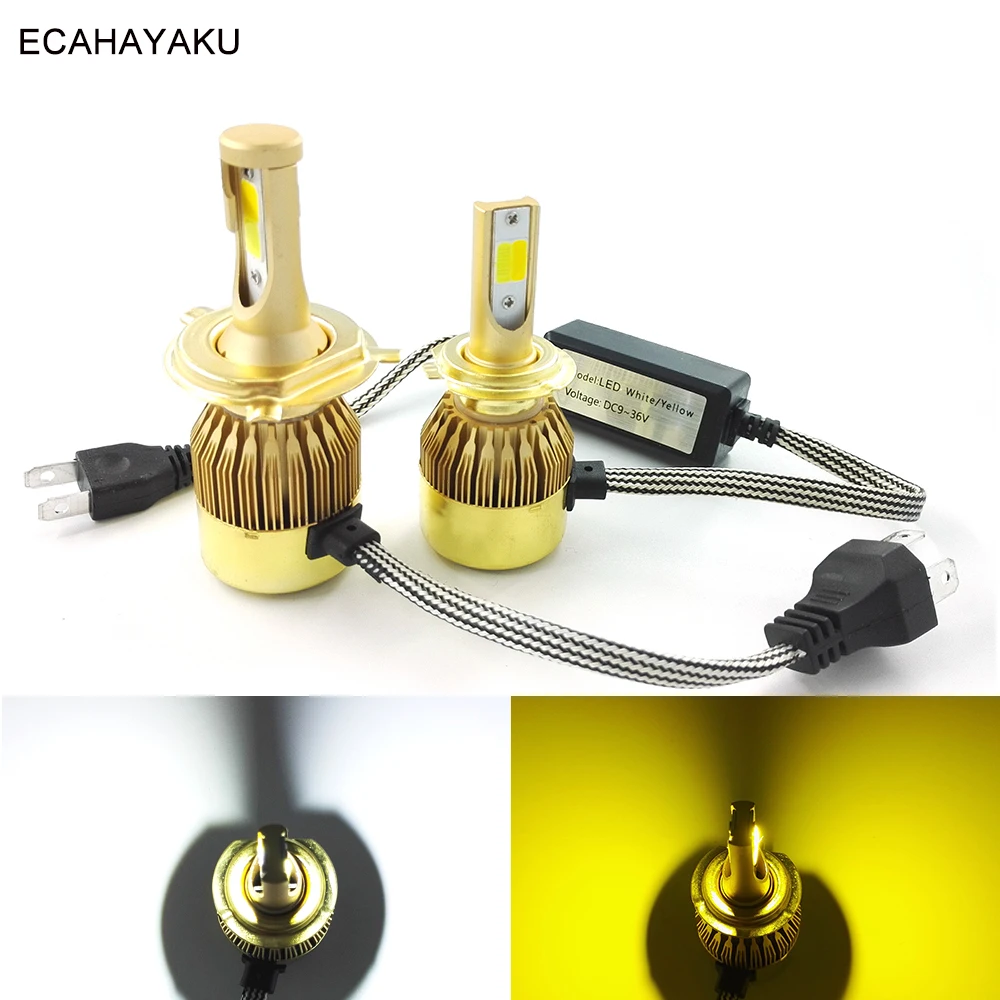 2 Pieces Car LED Bulbs H7 Car LED Headlight Bulb Conversion Kit H11 H3 H4 9005 9006 COB 72W/Set 7600Lm 6000K 3000K LED Fog Bulb
2 Pieces Car LED Bulbs H7 Car LED Headlight Bulb Conversion Kit H11 H3 H4 9005 9006 COB 72W/Set 7600Lm 6000K 3000K LED Fog Bulb
