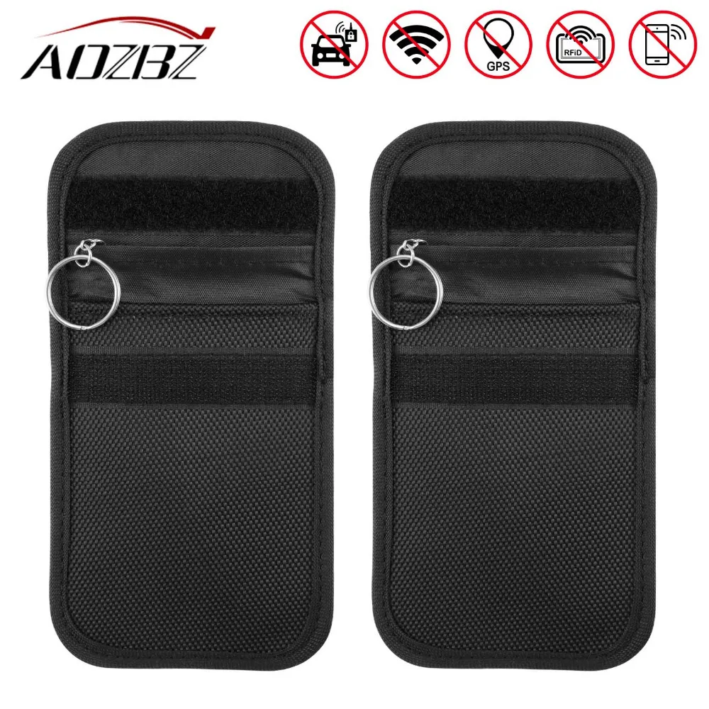 2pcs Car Key Signal Blocker Case Keyless Entry Fob Guard Signal Blocking Pouch Anti Theft Lock Device Protector Bag
2pcs Car Key Signal Blocker Case Keyless Entry Fob Guard Signal Blocking Pouch Anti Theft Lock Device Protector Bag