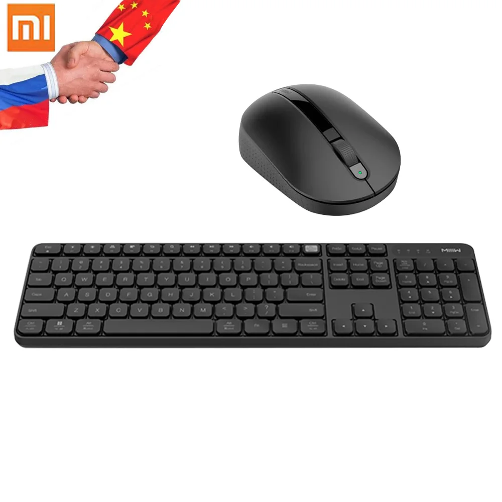 Original Xiaomi MIIIW Wireless Office Keyboard & Mouse Set 104 Keys 2.4GHz Windows PC MAC Compatible Wireless Portable Keyboard
Original Xiaomi MIIIW Wireless Office Keyboard & Mouse Set 104 Keys 2.4GHz Windows PC MAC Compatible Wireless Portable Keyboard