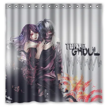 Custom Home Bath Curtain Tokyo Ghoul Waterproof Fabric Bathroom Shower Curtain With Hooks Home Decoration
Custom Home Bath Curtain Tokyo Ghoul Waterproof Fabric Bathroom Shower Curtain With Hooks Home Decoration