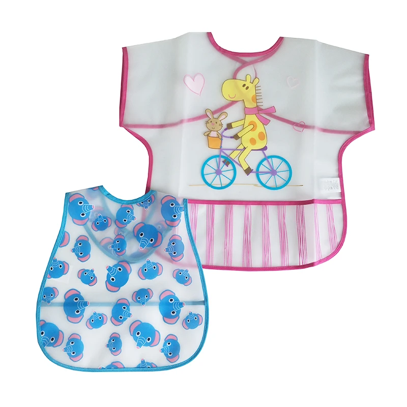 2pcs Baby Bibs & Cloth Short Sleeve Art Apron Animal Smock Toddler Baby Coverall Bib Waterproof Soft Feeding Eat Babador Bandana
2pcs Baby Bibs & Cloth Short Sleeve Art Apron Animal Smock Toddler Baby Coverall Bib Waterproof Soft Feeding Eat Babador Bandana
