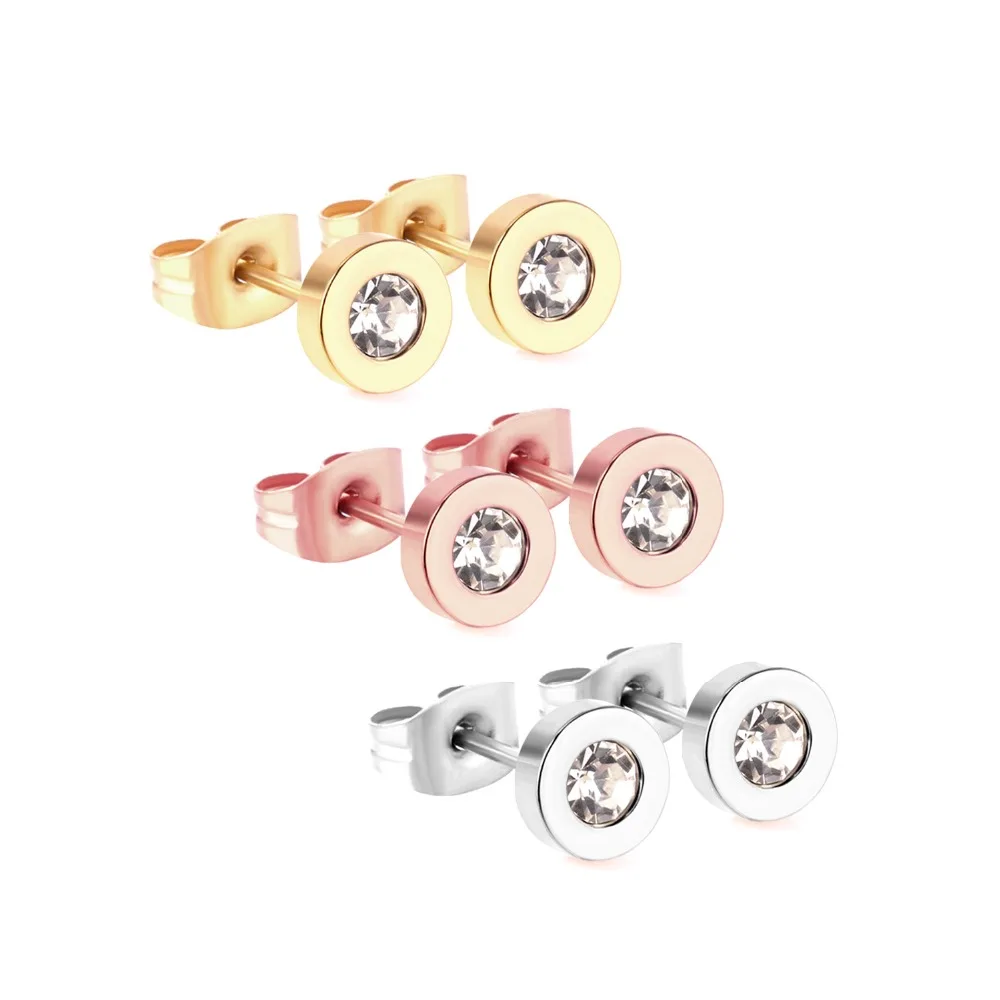 LUXUKISSKIDS 3Pairs/Lot Stainless Steel Mix Color Stud Earrings Women Fashion Earrings Jewelry 6mm
LUXUKISSKIDS 3Pairs/Lot Stainless Steel Mix Color Stud Earrings Women Fashion Earrings Jewelry 6mm