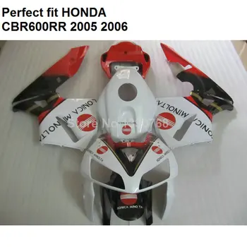 100% fit injection fairings for Honda CBR600RR 05 06 red white black fairing kit CBR 600RR 2005 2006 PT34 
100% fit injection fairings for Honda CBR600RR 05 06 red white black fairing kit CBR 600RR 2005 2006 PT34