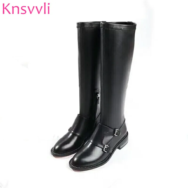 Chain flat heels over the knee boots woman 2019 autumm round toe stretch boots black belt buckle women motorcycle long boots
Chain flat heels over the knee boots woman 2019 autumm round toe stretch boots black belt buckle women motorcycle long boots
