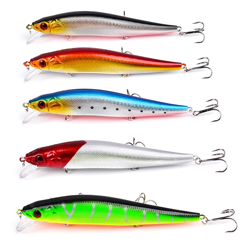 5pcs/lot Fishing Lures 14cm 23g Hard Bait Artificial Minnow Pencil 3D Eyes Laser Steel Ball Spinning Fish Tackle
5pcs/lot Fishing Lures 14cm 23g Hard Bait Artificial Minnow Pencil 3D Eyes Laser Steel Ball Spinning Fish Tackle