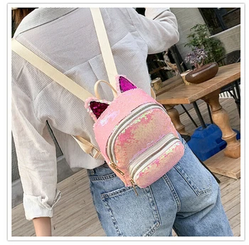 Women Sequined Backpacks Girls Mini Backpack Rucksack School Bag Travel Backpacks Cat Cartoon Print Sequined Bags
Women Sequined Backpacks Girls Mini Backpack Rucksack School Bag Travel Backpacks Cat Cartoon Print Sequined Bags