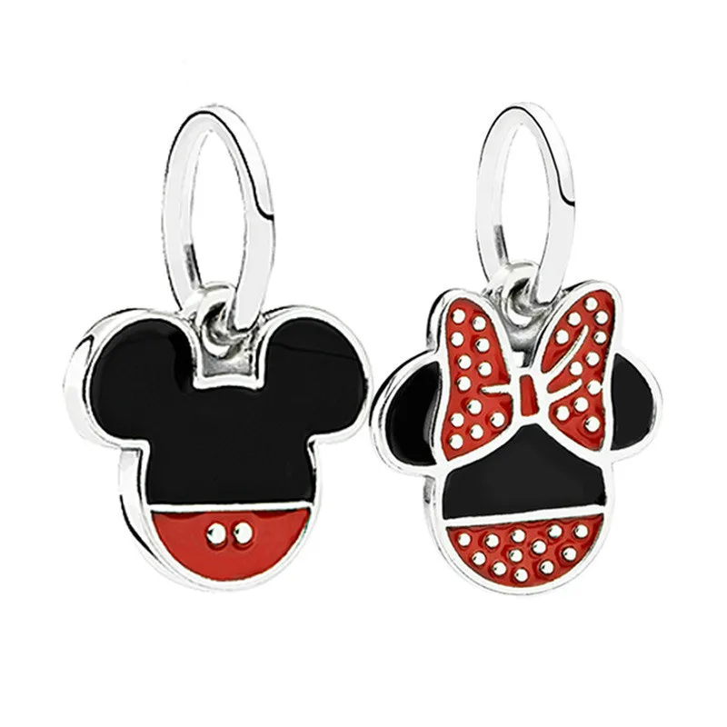 5PCS European Silver Plated Drop Oil Mickey&Minnie Mouse Bead Pendant Dangle Cartoon Charms Fits Pandora Charm Bracelets
5PCS European Silver Plated Drop Oil Mickey&Minnie Mouse Bead Pendant Dangle Cartoon Charms Fits Pandora Charm Bracelets