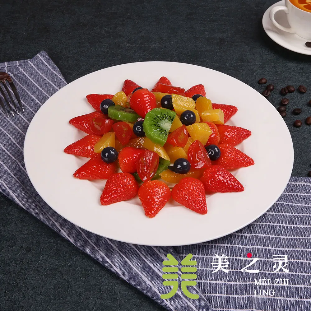 Simulated Food Model Custom Simulation Mango Strawberry Salad Simulation Model Vegetable Food Sample Photography Props Ornaments 
Simulated Food Model Custom Simulation Mango Strawberry Salad Simulation Model Vegetable Food Sample Photography Props Ornaments