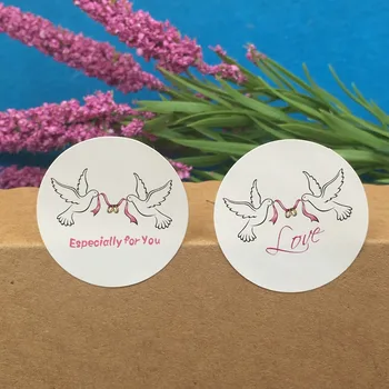 1200Pcs/Lot Peace Pigeon With Love Ring Heart Paper Sticker For Engagement Wedding Freidship Adornment Decoration Sticker Labels
1200Pcs/Lot Peace Pigeon With Love Ring Heart Paper Sticker For Engagement Wedding Freidship Adornment Decoration Sticker Labels