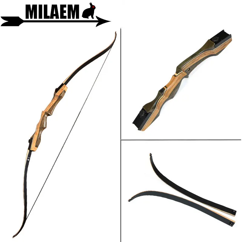 1Set 62inch 30-60lbs Archery Recurve Bow Hunting Bow Right Hand Traditional Wooden Bow Riser Outdoor Sports Shooting Accessories
1Set 62inch 30-60lbs Archery Recurve Bow Hunting Bow Right Hand Traditional Wooden Bow Riser Outdoor Sports Shooting Accessories