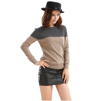 Autumn&Winter Sweater Women Patchwork O-Neck Knitted Soft Warm Cashmere Pullover
Autumn&Winter Sweater Women Patchwork O-Neck Knitted Soft Warm Cashmere Pullover