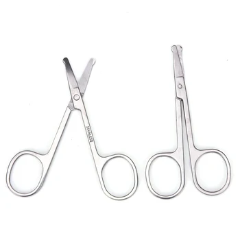Rounded Nose Hair Trimmer Safety Scissors Multi Purpose Scissor with Round Tip for Facial Hair Eyebrow Beard Mustache Trimming
Rounded Nose Hair Trimmer Safety Scissors Multi Purpose Scissor with Round Tip for Facial Hair Eyebrow Beard Mustache Trimming