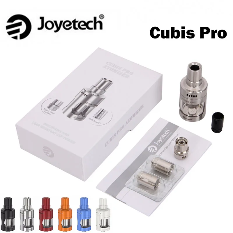 Joyetech Cubis Pro Atomizer 4ml with Cubis Notch Coil LVC Clapton Coil Subohm Tank Joyetech Cubis Pro Tank
Joyetech Cubis Pro Atomizer 4ml with Cubis Notch Coil LVC Clapton Coil Subohm Tank Joyetech Cubis Pro Tank