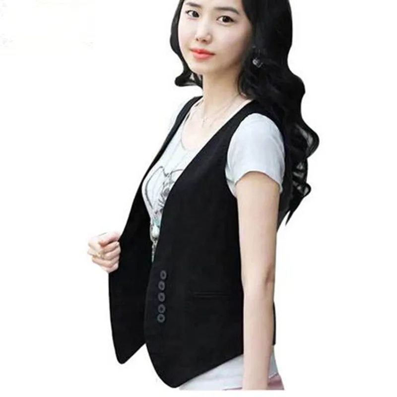 2019 Women's Wardrobe Waistcoat Wholesale Women Slim Cotton Vest Women Fake Pocket Button Free Shipping
2019 Women's Wardrobe Waistcoat Wholesale Women Slim Cotton Vest Women Fake Pocket Button Free Shipping