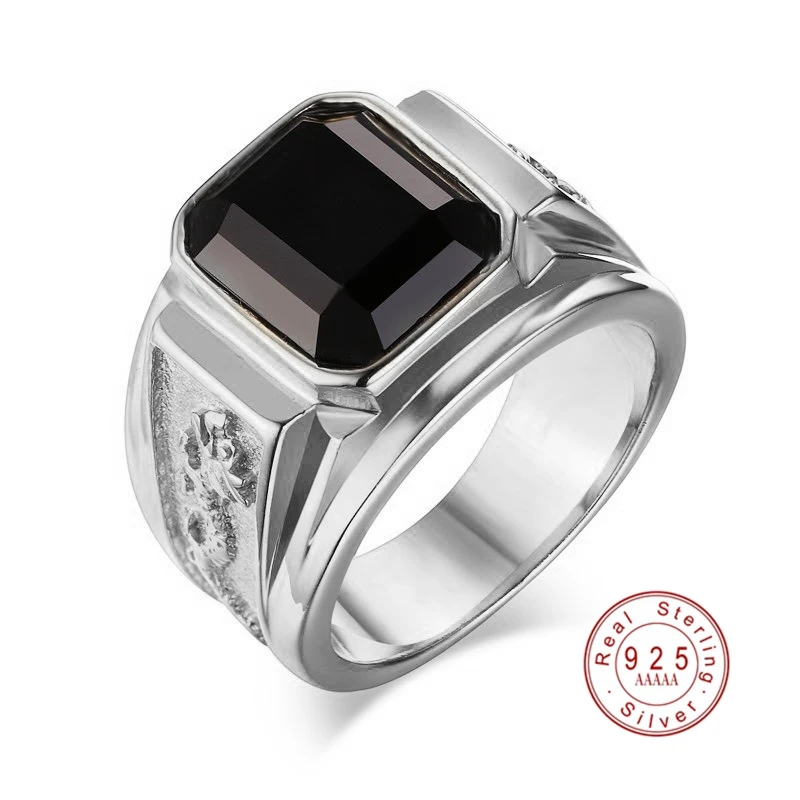 POFUNUO 2019 New Fashion 925 Sterling Silver Classic Gold silver Ring for Men Party Anniversary Black Crystal Rings Jewelry
POFUNUO 2019 New Fashion 925 Sterling Silver Classic Gold silver Ring for Men Party Anniversary Black Crystal Rings Jewelry