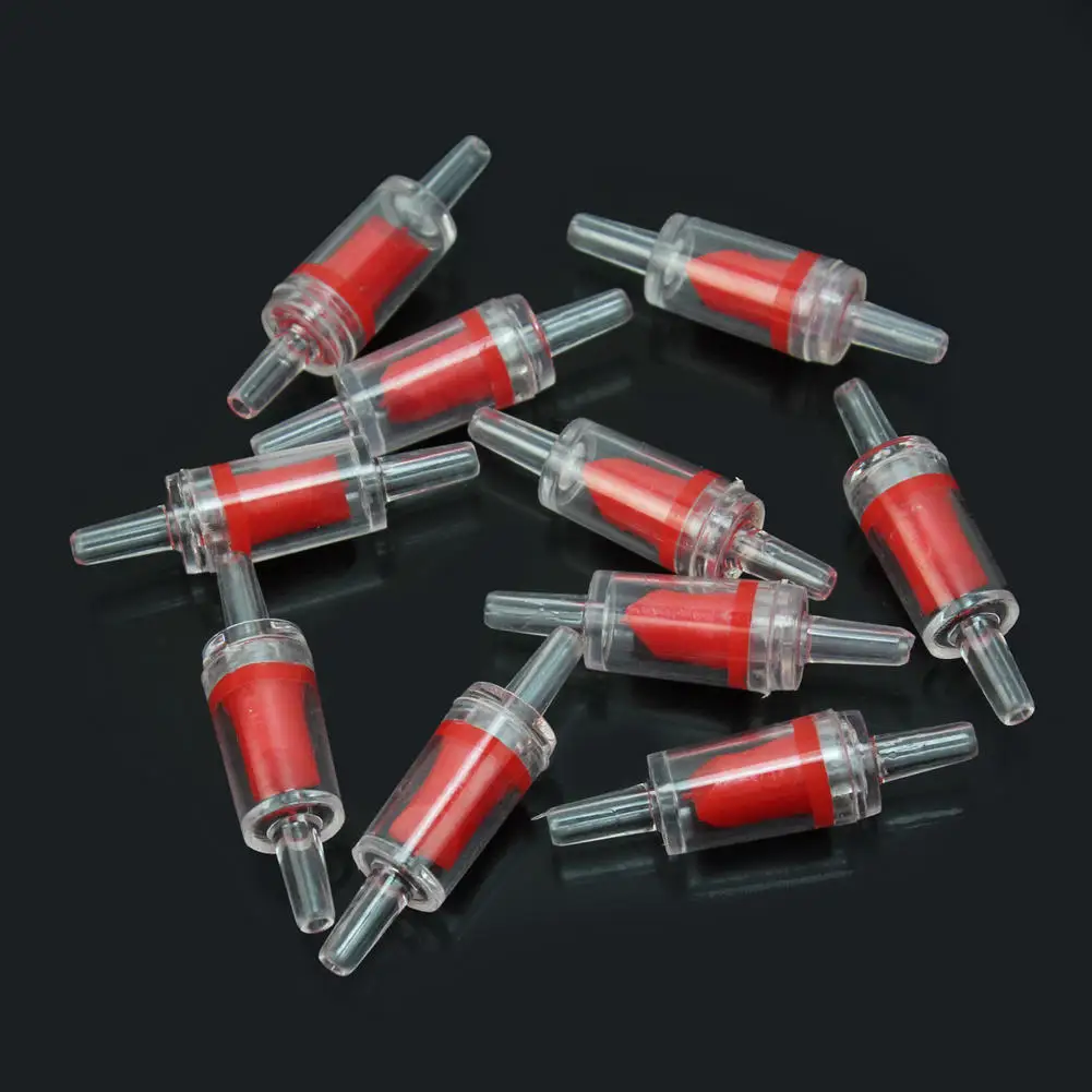 10pcs/lot Plastic Non-Return One Way Check Valve for Aquarium Co2 System Air Pump Diffuser Regulator Red Fish Tank Accessories
10pcs/lot Plastic Non-Return One Way Check Valve for Aquarium Co2 System Air Pump Diffuser Regulator Red Fish Tank Accessories
