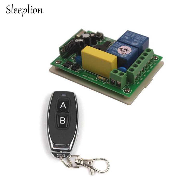 Sleeplion AC 220V 2 Channel Wireless Remote Control Switch 1 Receiver + 1 Transmitter New,315MHz/433MHz
Sleeplion AC 220V 2 Channel Wireless Remote Control Switch 1 Receiver + 1 Transmitter New,315MHz/433MHz