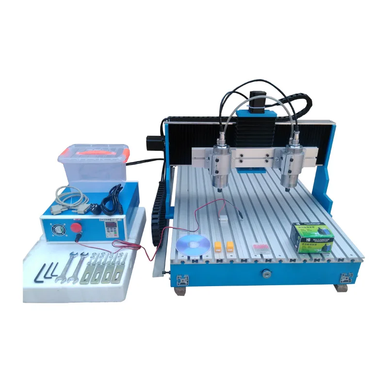 6090 1.5kw 3 Axis CNC Router 60*90 1500W Engraver Machine Square Guide Rails Cutting Wood And Making 2D 3D USB Port LPT Port
6090 1.5kw 3 Axis CNC Router 60*90 1500W Engraver Machine Square Guide Rails Cutting Wood And Making 2D 3D USB Port LPT Port