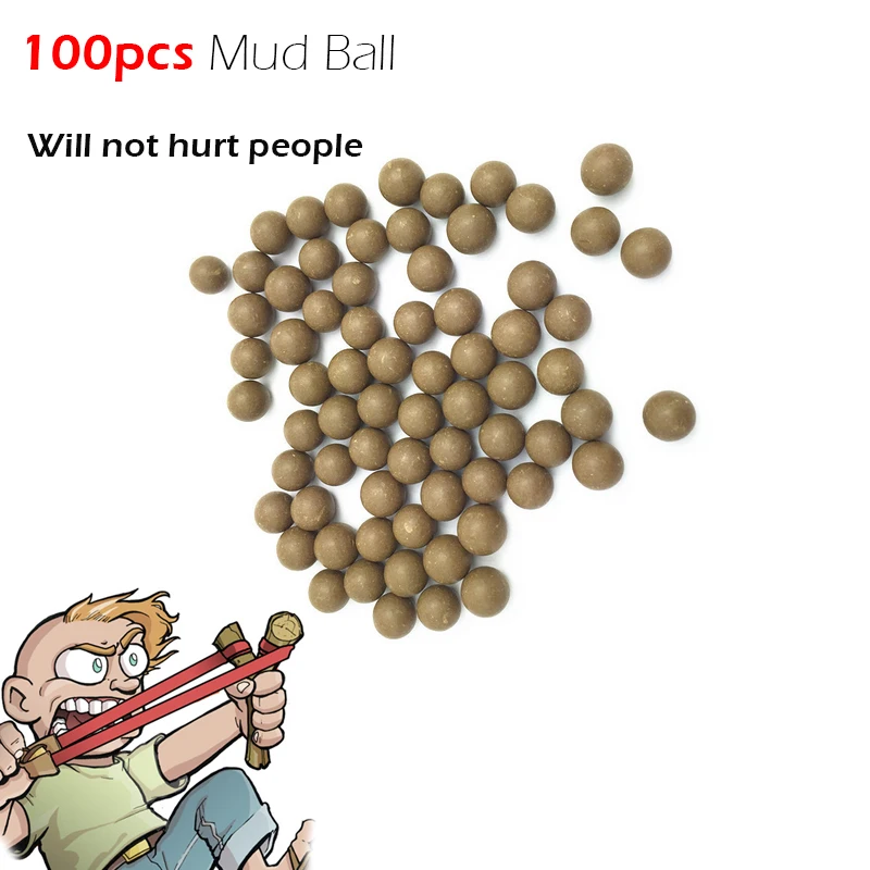 100 Pcs/bag Mud Ball Powerful Outdoor Self defense Pocket Shot Slingshot Round Ball Game Toy Shooting Cup Device Hunting
100 Pcs/bag Mud Ball Powerful Outdoor Self defense Pocket Shot Slingshot Round Ball Game Toy Shooting Cup Device Hunting