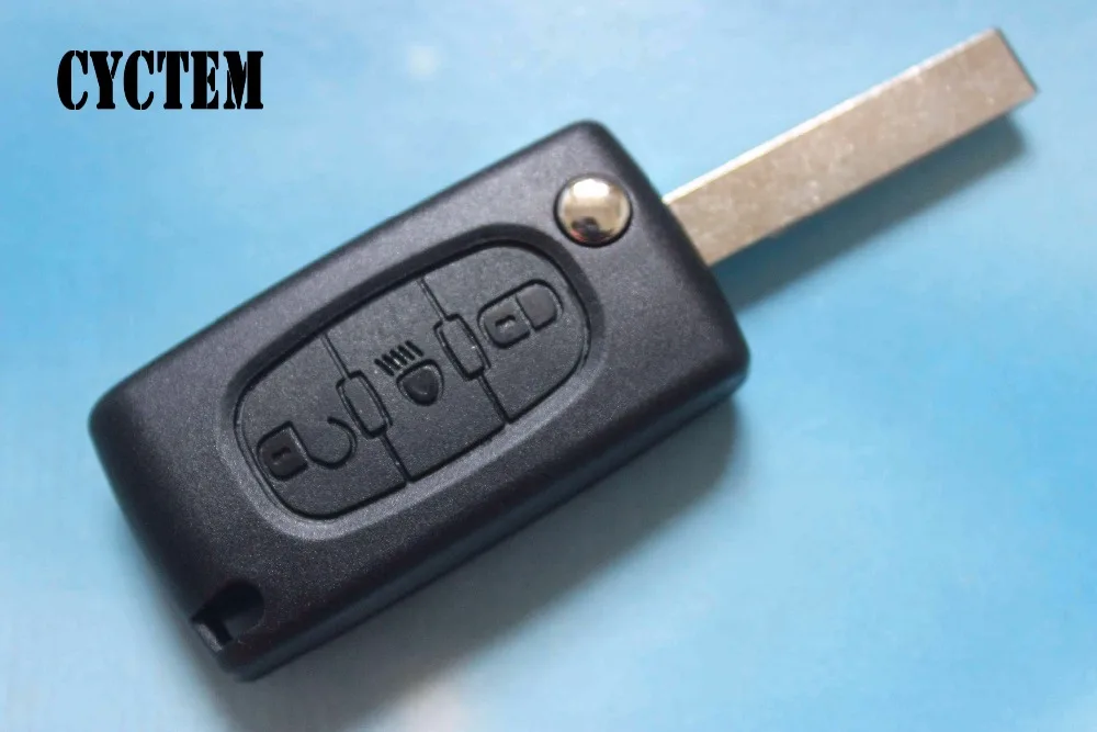 CYCTEM Car Key Cover Housing 3 Buttons Flip Remote Key Shell Fob Replacement Case Fit For Peugeot 307 407
CYCTEM Car Key Cover Housing 3 Buttons Flip Remote Key Shell Fob Replacement Case Fit For Peugeot 307 407