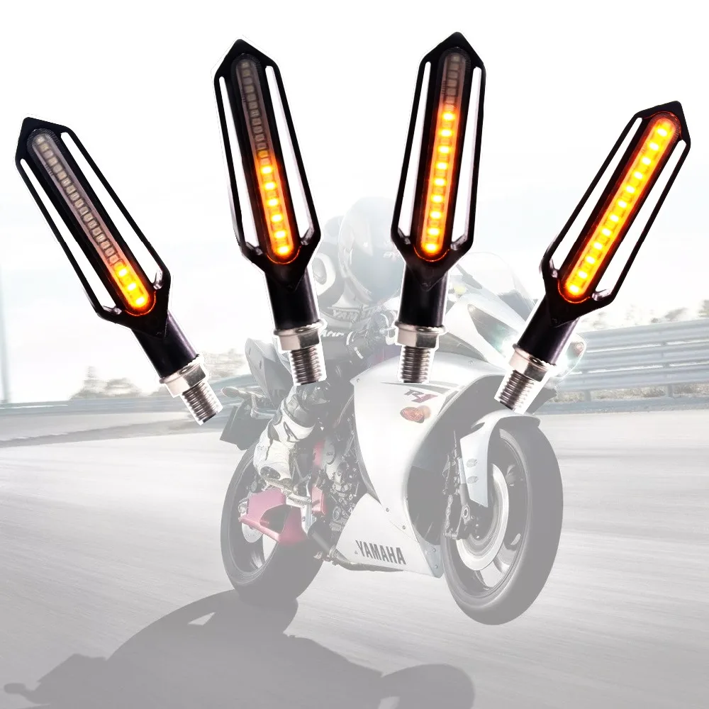 4pcs/2pcs Motorcycle Turn Signals Flowing Water Tail Lights Motorbike Flashing Motorcycle Turn Signal Indicator/Brake Light/DRL
4pcs/2pcs Motorcycle Turn Signals Flowing Water Tail Lights Motorbike Flashing Motorcycle Turn Signal Indicator/Brake Light/DRL