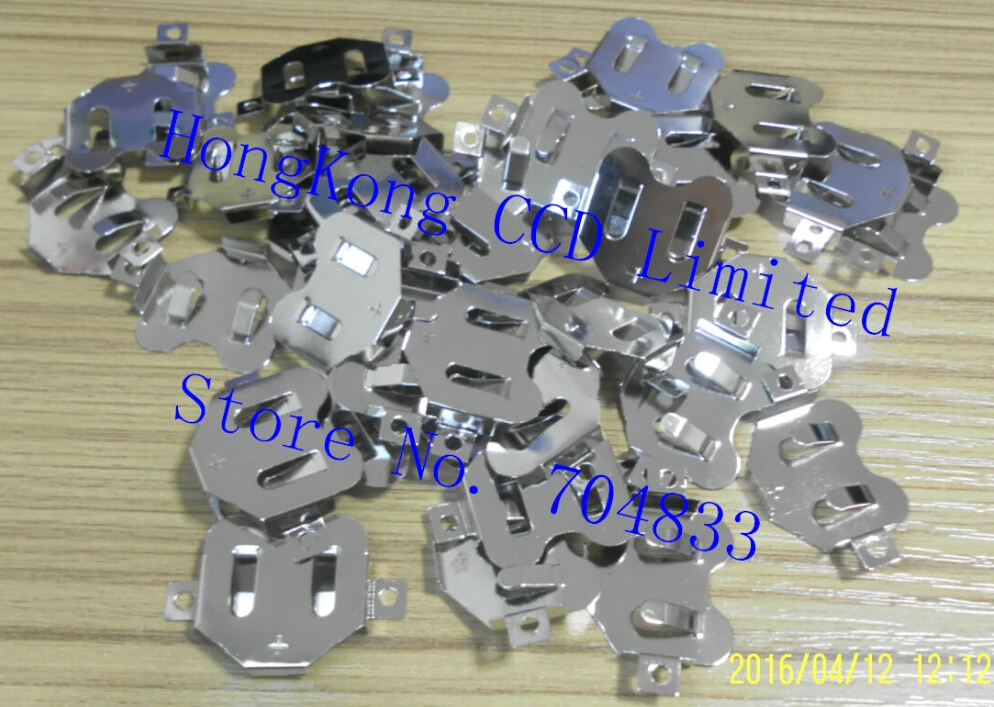 1000pcs/lot CR2032 Battery holder slim full fold flat foot copper coin cell holders SMD battery holder battery connector
1000pcs/lot CR2032 Battery holder slim full fold flat foot copper coin cell holders SMD battery holder battery connector
