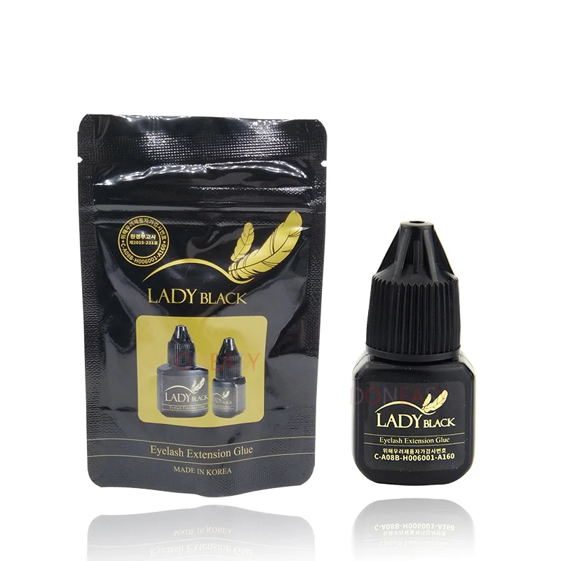 Free shipping Sealed Bag 1 bottles/lot 5ml eyelash extensions lady black glue low irritation fast drying for sensitive skin
Free shipping Sealed Bag 1 bottles/lot 5ml eyelash extensions lady black glue low irritation fast drying for sensitive skin
