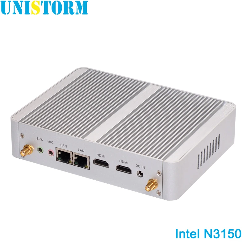 Fanless Intel N3150 Mini PC Celeron Quad Core 1.6~2.08GHz Windows 10 Mini Computer Dual HDMI WiFi Dual LAN TV Box Free Shipping
Fanless Intel N3150 Mini PC Celeron Quad Core 1.6~2.08GHz Windows 10 Mini Computer Dual HDMI WiFi Dual LAN TV Box Free Shipping