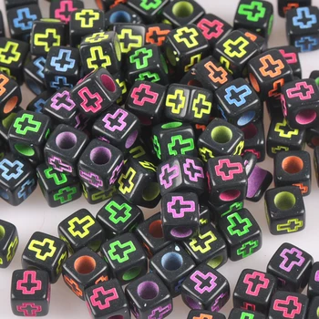 6mm 400Pcs Mixed color Acrylic black Loose cross Cube Pony Beads For Jewelry Making YKL0653
6mm 400Pcs Mixed color Acrylic black Loose cross Cube Pony Beads For Jewelry Making YKL0653