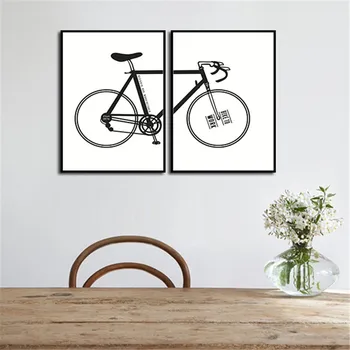2017 Modern Nordic Wall Painting Black White Bicycle Art Print Poster Canvas Painting Home Decoration Art Picture
2017 Modern Nordic Wall Painting Black White Bicycle Art Print Poster Canvas Painting Home Decoration Art Picture