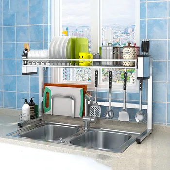 304 Stainless Steel Sink Drain Rack Kitchen Shelf DIY Adjustable Fruit Sink Rack Dish Drying Holder Kitchen Organizer
304 Stainless Steel Sink Drain Rack Kitchen Shelf DIY Adjustable Fruit Sink Rack Dish Drying Holder Kitchen Organizer