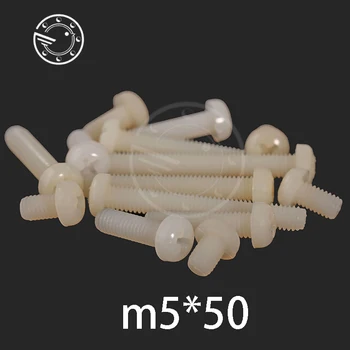 100pcs DIN7985 M5x50mm Nylon round head screw white plastic cross head screw M5*50mm
100pcs DIN7985 M5x50mm Nylon round head screw white plastic cross head screw M5*50mm