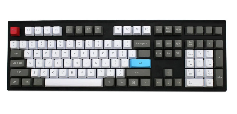 NPKC OEM PBT Keycaps White-Dark Gray Mixed ANSI Layout 61 Keys 87 Keys 104 Keys 108 Keys for MX Switches Mechanical Keyboard
NPKC OEM PBT Keycaps White-Dark Gray Mixed ANSI Layout 61 Keys 87 Keys 104 Keys 108 Keys for MX Switches Mechanical Keyboard