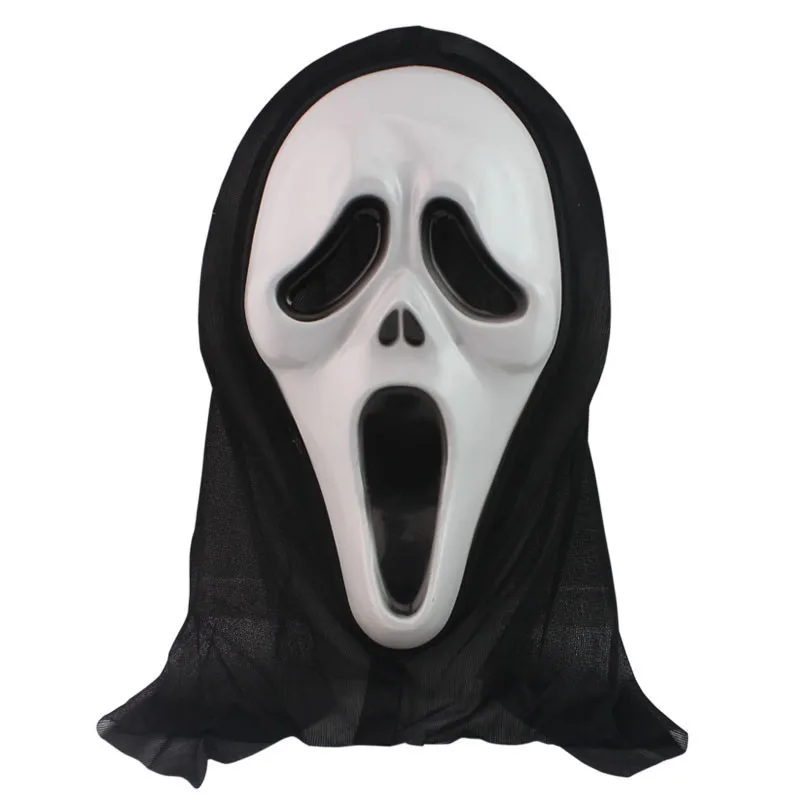 

5Pcs/Lot Halloween Ghost Face Mask Horror Screaming Grimace Mask for Adult Scary Cosplay Prop Carnival Masker Fancy Party Decor