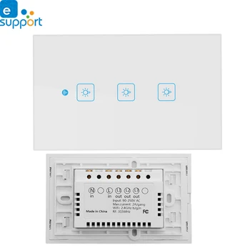 Timethinker Ewelink Smart Wifi Light Switch Panel Wall Interruptor DIY US 1/2/3 Gang Timer Modules Work with Alexa Google Home
Timethinker Ewelink Smart Wifi Light Switch Panel Wall Interruptor DIY US 1/2/3 Gang Timer Modules Work with Alexa Google Home