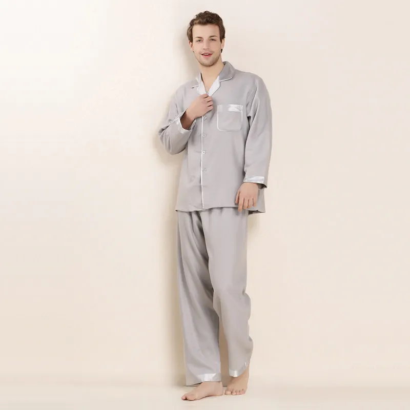 CEARPION Men Long Sleeve Home Clothes Solid 100% Silk Pajamas Suit 3 Colors Daily 2pcs Shirt&pant Male Casual Soft Sleepwear
CEARPION Men Long Sleeve Home Clothes Solid 100% Silk Pajamas Suit 3 Colors Daily 2pcs Shirt&pant Male Casual Soft Sleepwear
