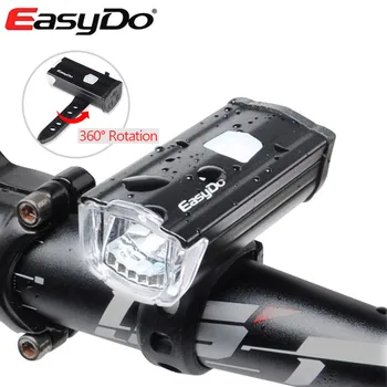 Easydo Waterproof Bicycle Front Light USB Rechargeable MTB Road Bike Handlebar Headlight Portable Cycling LED Lamp Flashlight
Easydo Waterproof Bicycle Front Light USB Rechargeable MTB Road Bike Handlebar Headlight Portable Cycling LED Lamp Flashlight