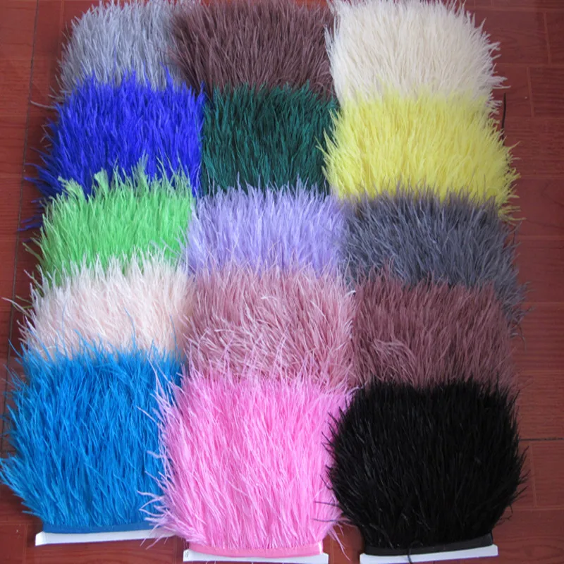 New! Wholesale high quality 97cm of white ostrich feather ribbon, feather length 8-10cm / DIY clothing accessories
New! Wholesale high quality 97cm of white ostrich feather ribbon, feather length 8-10cm / DIY clothing accessories