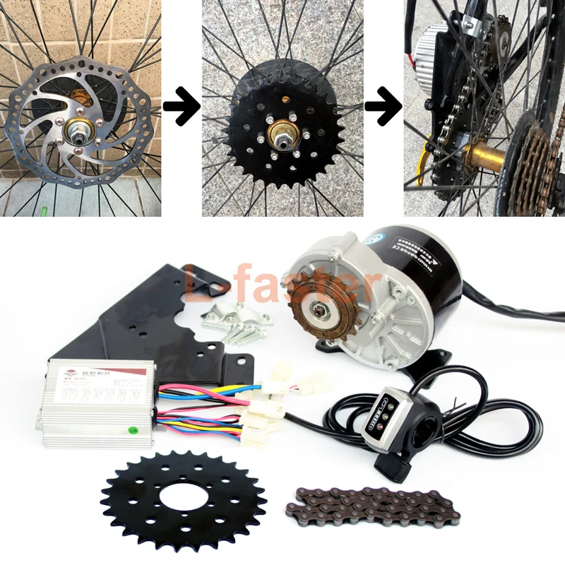 24V36V 350W Electric Mountain Bike Conversion Kit Customized Sprocket For 44mm Disc Brake Cheap Conversion Kit For Electric Bike
24V36V 350W Electric Mountain Bike Conversion Kit Customized Sprocket For 44mm Disc Brake Cheap Conversion Kit For Electric Bike