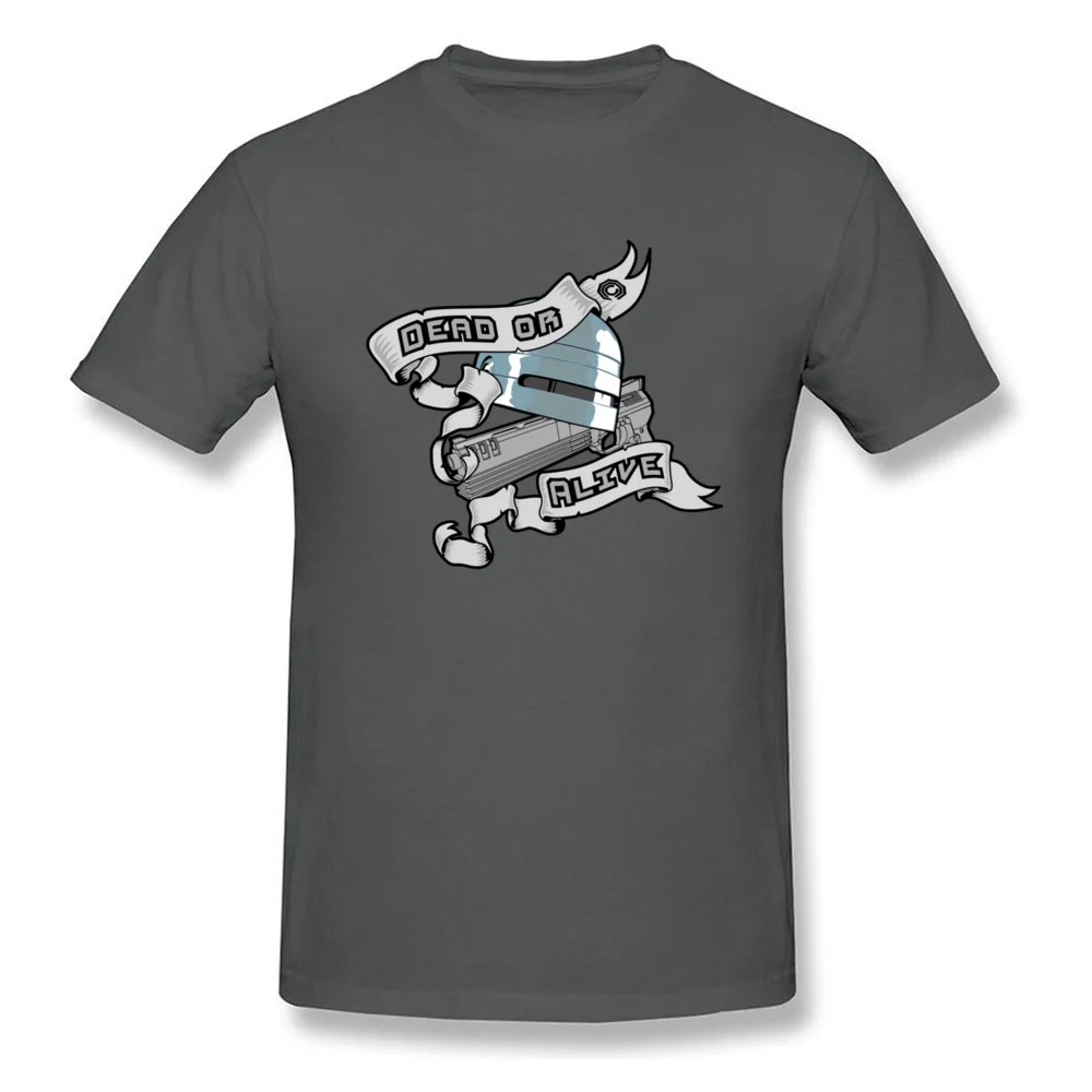 Dead or alive Funky Short Sleeve Custom Top T-shirts Pure Cotton O-Neck Adult Tops Shirts Unique Clothing Shirt Summer/Autumn Dead or alive carbon