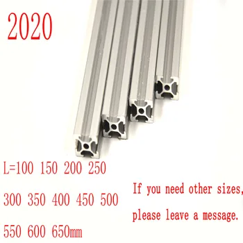 4pcs/lot 2020 Aluminum Profile 2020 Extrusion European Standard Anodized Linear Rail Aluminum Profile 2020 CNC 3D Printer Parts
4pcs/lot 2020 Aluminum Profile 2020 Extrusion European Standard Anodized Linear Rail Aluminum Profile 2020 CNC 3D Printer Parts
