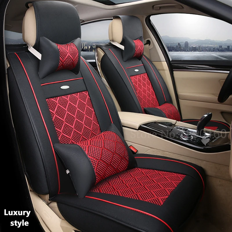 

Breathable Leather car seat covers For isuzu D-MUX mu x seat same structure interior car stickers car- styling