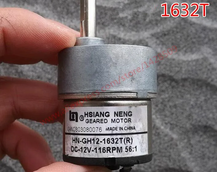 DC 12V 116RPM Small Full Metal Gear Box DC Motor Gear Reducer DIY Robot Car 56:1