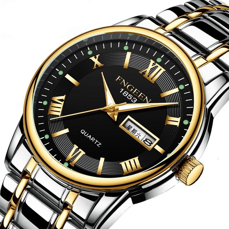 Luxury Date Week Calendar Mens Watches Quartz Business Men Watch Waterproof Stainless Steel Luminous Man Watch Relogio Masculino
Luxury Date Week Calendar Mens Watches Quartz Business Men Watch Waterproof Stainless Steel Luminous Man Watch Relogio Masculino